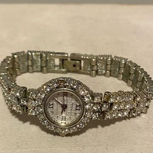 Vintage rhinestone watch